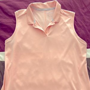 Nike sleeveless golf shirt